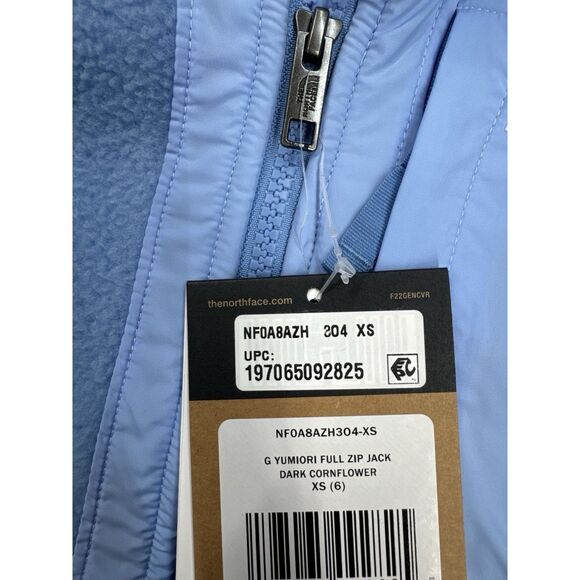 The North Face Girls’ Yumiori Full-Zip Fleece Jacket Blue XS (6) NWT - Picture 5 of 5